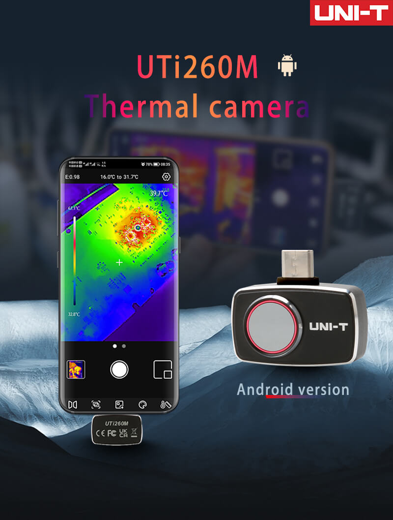 UNI-T UTi260M Android Telefonl - Thermal Imaging Camera 256X192 incelemesi ve fiyatı