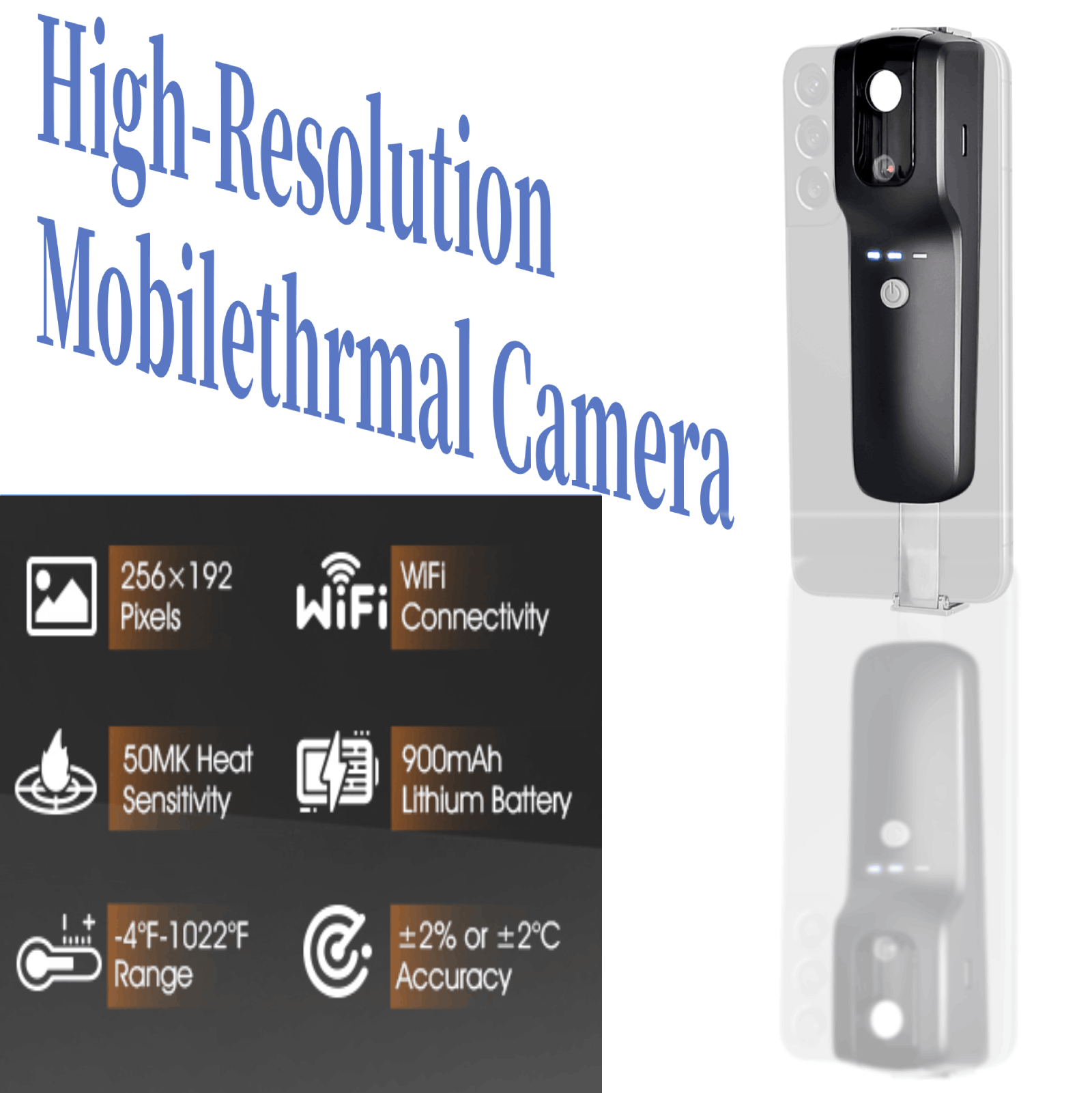 HP951A 256x192 WiFi Termal Kam - Thermal Imaging Camera 256X192 incelemesi ve fiyatı